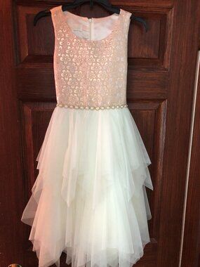 American Princess Girl's Tulle Party Dress - size 12